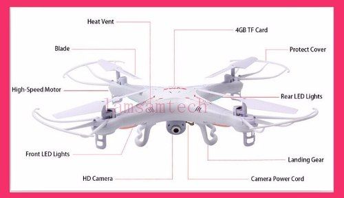 Drone Syma X5c-1 Camera Hd 4ch 6 Axis Gyro Pronta Entrega