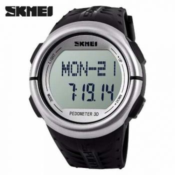 Relógio Unissex Skmei Digital Pedômetro Esporte Preto Dg1058