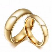 Par Aliança Anel Compromisso Casamento Noivado Banh Ouro 18k