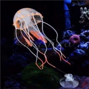 Decoração Aquário: Medusa Água Viva Enfeite Silicone