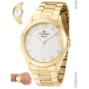 Relógio Champion Feminino Dourado - Cn26564h