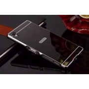Capinha Bumper Espelhada Luxo Preta Sony Xperia Z3 D6603 D6633