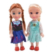 Kit 2 Bonecas Frozen Classica Elsa e Anna Princesas