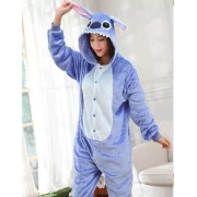 Pijama Kigurumi Cosplay Fantasia Lillo E Stitch Adulto