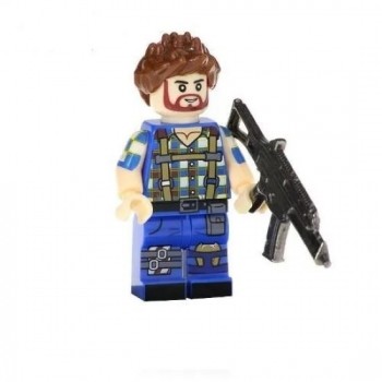 Boneco Fortnite Compatível Lego Construtor