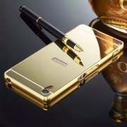 Capa Case Bumper Espelhada Luxo Sony Xperia Z5 Tela 5.2 Top