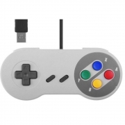 Controle USB Pc Video Game Super Pad Snes Joystick Retro - Importado - DUPL