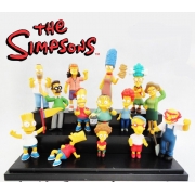 Kit 14 Bonecos Os Simpsons - Homer Bart Margie Milhouse