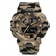 Relógio Militar Esportivo Digital Camuflado Smael 8001