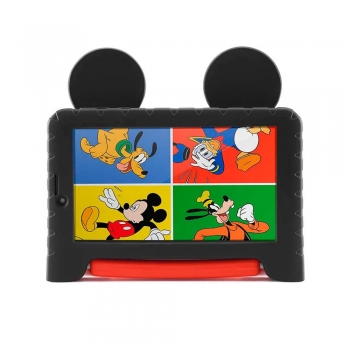 Tablet Infantil Multilaser Azul Disney Mickey Vingadores Princesas Quad Core Dual Câmera