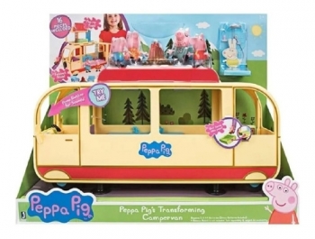 Veículo Playset Peppa Pig Van Para Acampar Acampamento