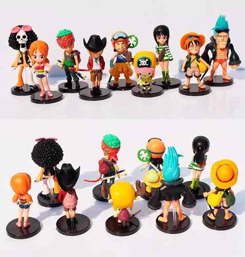 Kit 9 Miniaturas Do One Piece Para Coleção - Disponível