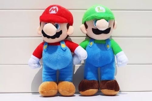 Kit Pelúcia Yoshi + Mario E Luigi