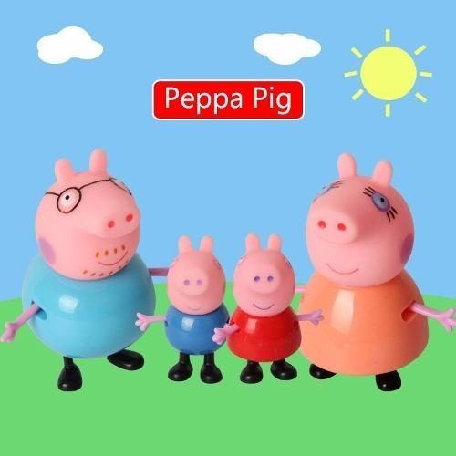 Bonecos Peppa Pig E Familia - Mini Figuras Fisher Price