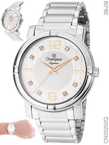 Relógio Champion Feminino Cn25252q Original + N. Fiscal