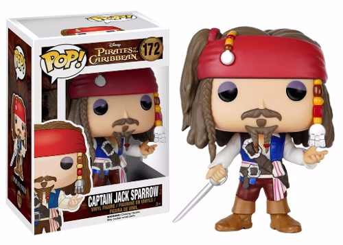 Piratas Do Caribe Capitão Jack Sparrow Pop! Vinyl - Funko