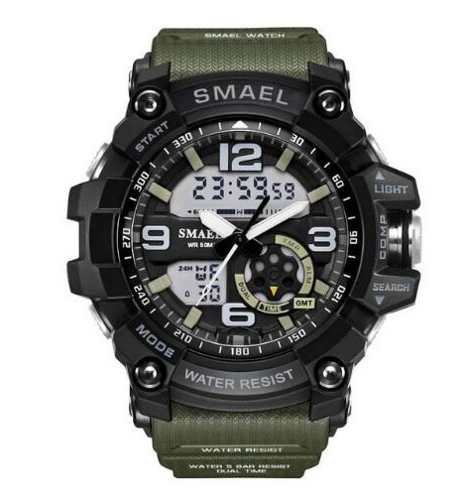 Relógio Masculino Militar Smael Ws1617 Prova D'água