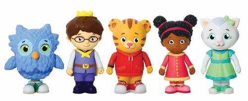 Kit Mini Figuras Daniel Tigre Disney Jr Com 5 Personagens