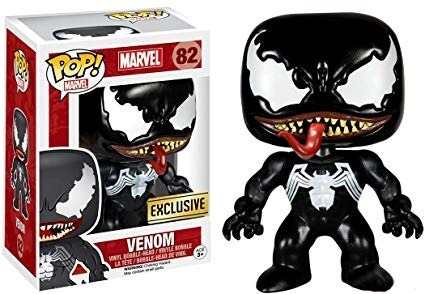 Funko Pop Venom Preto #82 Exclusivo