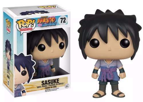 Naruto Shippuden Boneco Sasuke Pop Vinil Da Funko 10cms