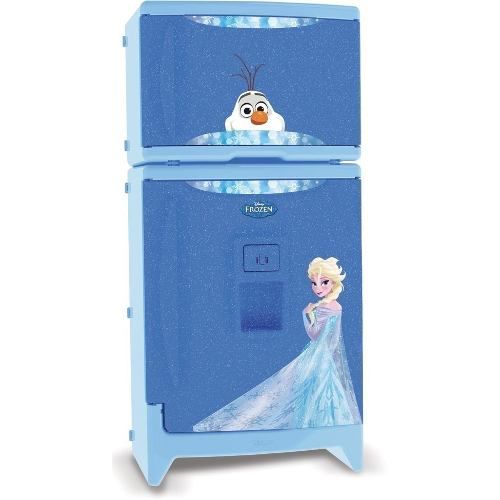 Geladeira Refrigerador Infantil Duplex C/ Som Frozen Xalingo