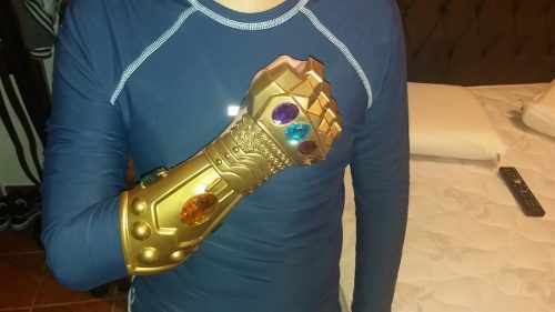 Luva Thanos Joias Manopla Cristais Avengers Guerra Infinita