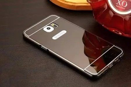 Capa Case Bumper Alumínio Metal Espelhada Galaxy S6 G920 Top
