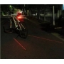 Lanterna Farol Traseira Bike Led Laser Seta Controle Bi092