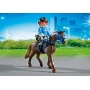 Polícia Montada Com Trailer City Action Playmobil 6922