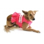 Vestido Peitoral Para Cachorros Cães Rosa Tamanho 0