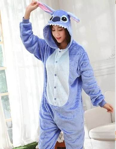Pijama Kigurumi Cosplay Fantasia Lillo E Stitch Adulto