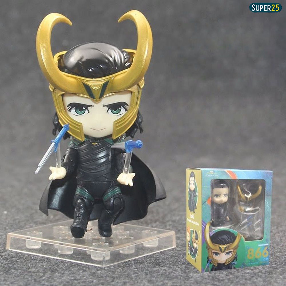 Action Figure Loki Nendoroid Estilo Funko Pop Boneco Estátua