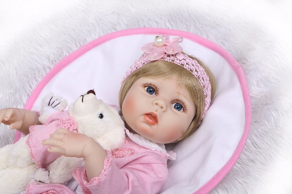 Bebê Real Reborn Realista Princesa Boneca Loira