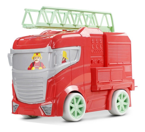 Caminhão Infantil Baby Truck Bombeiro 0220 - Roma Brinquedos