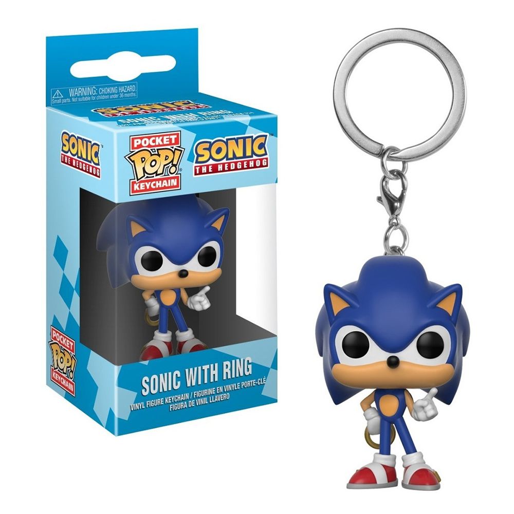 Chaveiro Sonic - Sonic The Hedgehog - Pocket Pop! Funko