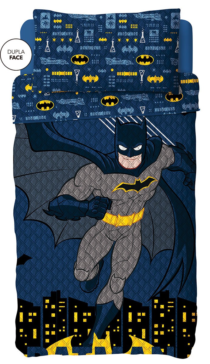Colcha Infantil Homem Aranha Batman Vingadores Lepper Cobre Leito