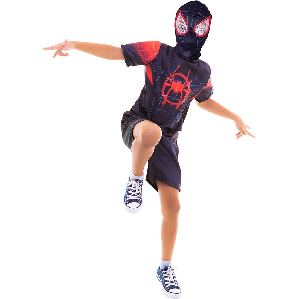 Fantasia Homem Aranha No Aranhaverso / Spiderman Infantil Curta Filme 