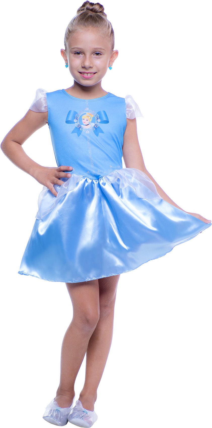 Fantasia Infantil Cinderela Pop Princesas Disney