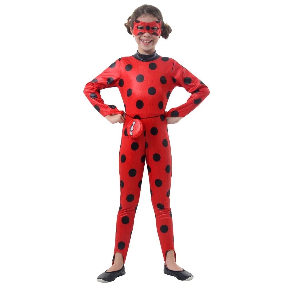 Fantasia Ladybug Infantil Completa Miraculous Original