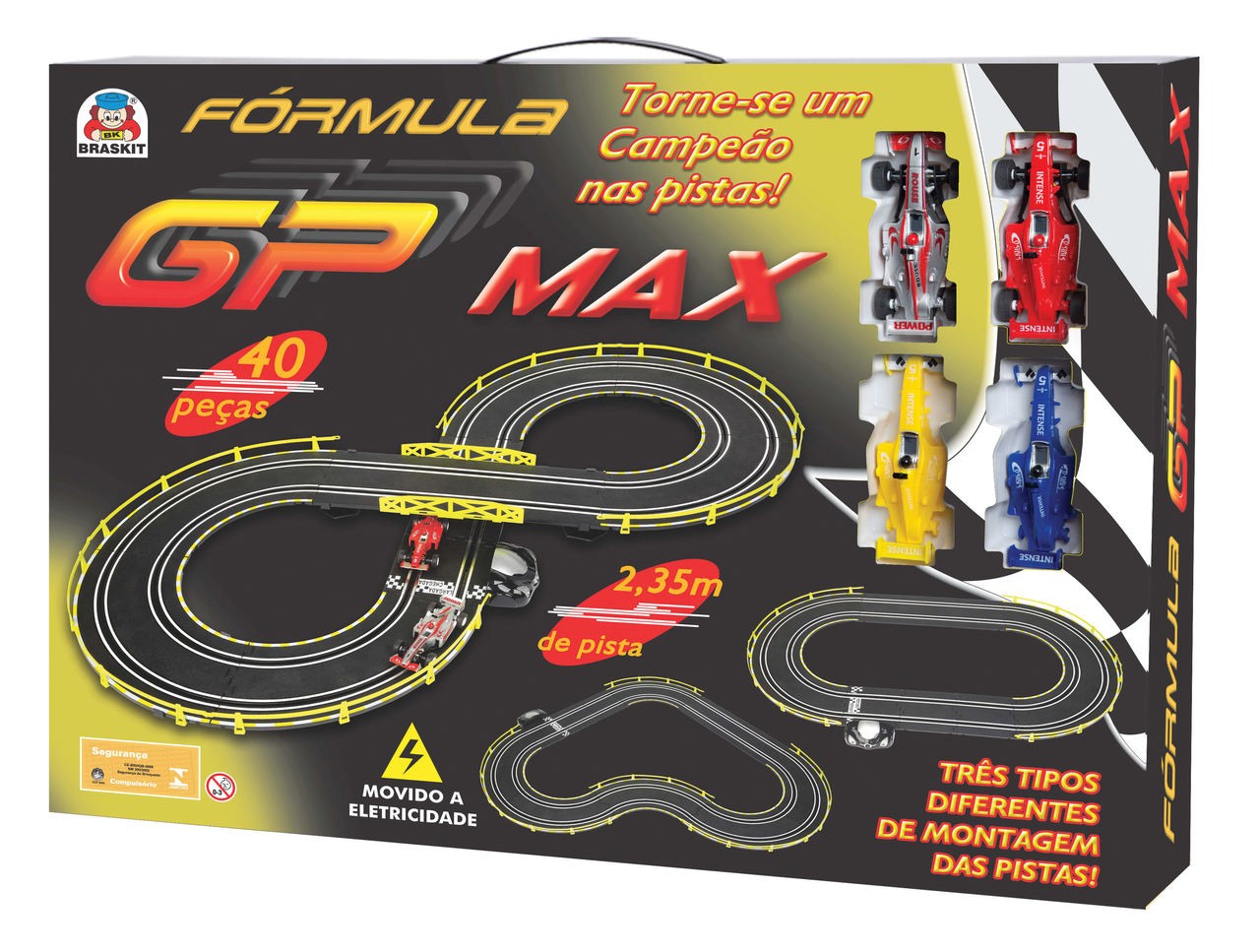 Pista Autorama Fórmula Gp Max 580-3 Braskit