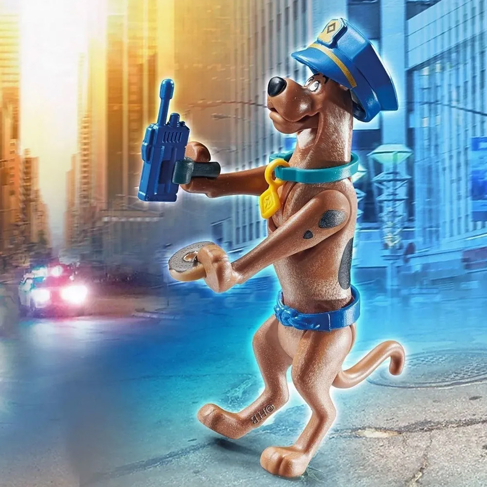 Playmobil Scooby-Doo! Figura Colecionável Polícia 2578
