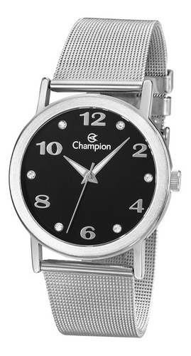 Relógio Champion Feminino Prata Analógico CH29034T Original
