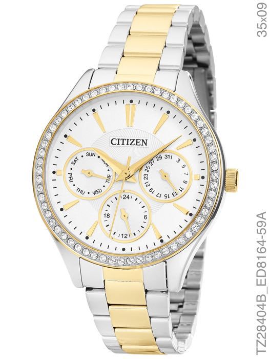 Relógio Citizen Ladies TZ28404B Prata e Dourado