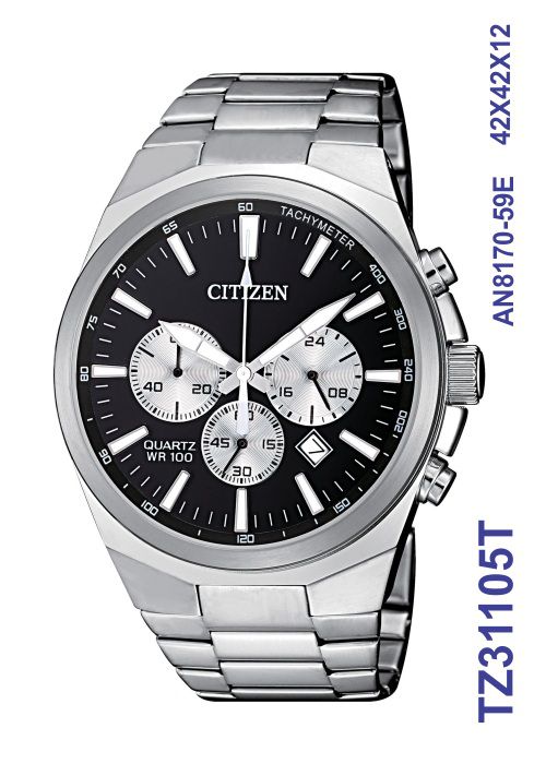 Relógio Masculino Citizen Tz31105t Aço Inoxidável Prata