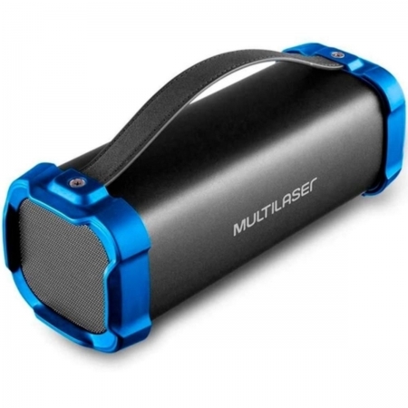 Caixa de Som Bazooka 50W BT/AUX/SD/USB SP350 Caixinha ALTO Falante Amplificada Bluetooh Portatil Recarregavel Musica Churrasco Festa Diversão