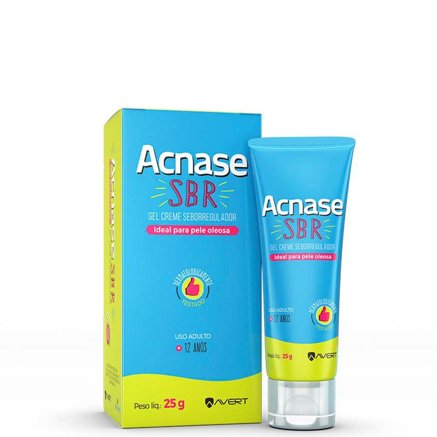 Acnase SBR Gel Creme Facial Ideal para Pele Oleosa 25g