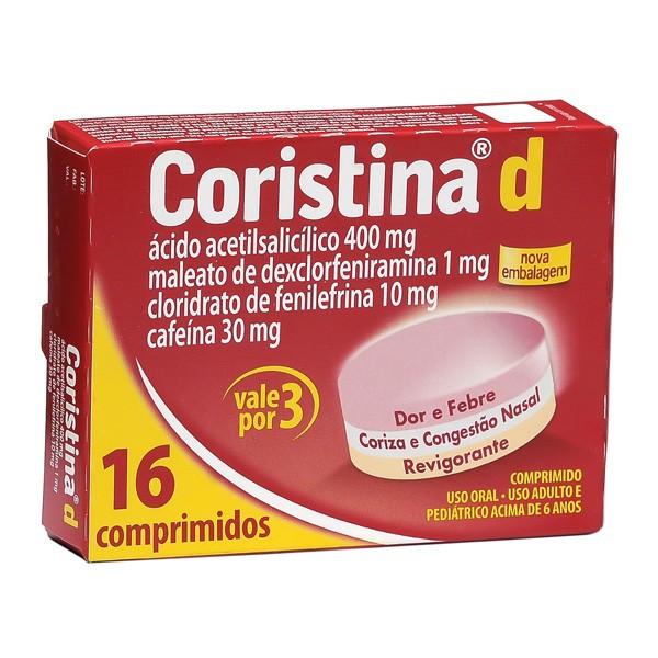 Coristina D 16 Comprimidos