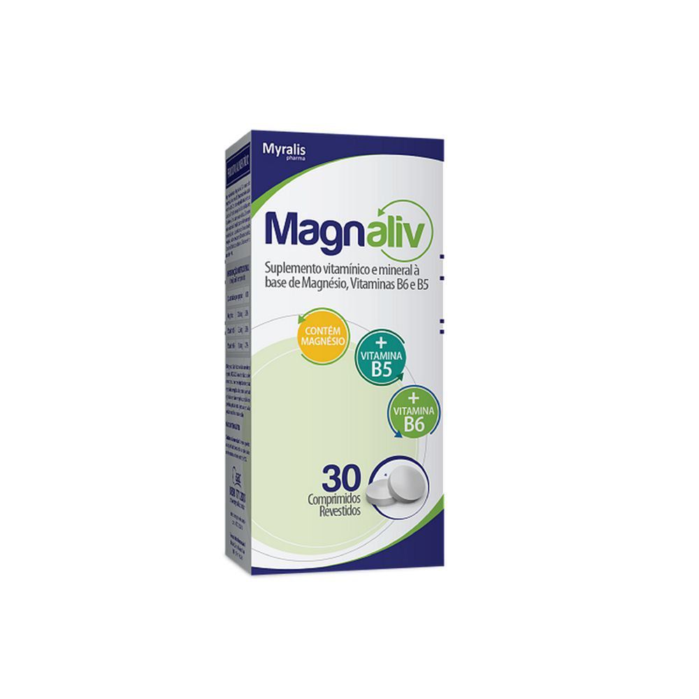 Magnaliv Suplemento Vitaminico E Mineral com 30 Comprimidos