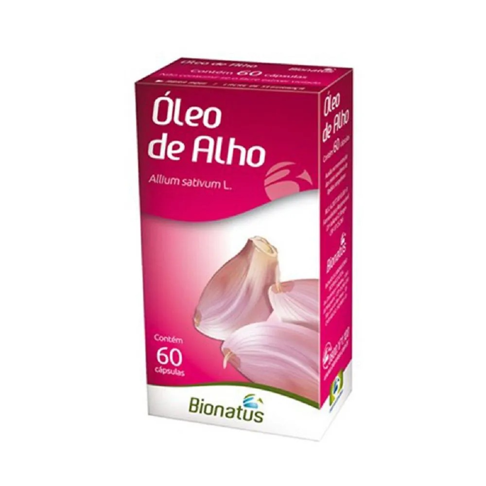 Óleo de Alho Bionatus 2,63 mg com 60 Cápsulas