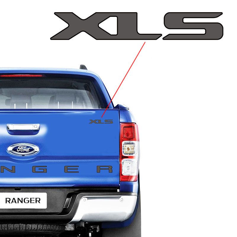 Adesivo Xls Ford Ranger Cs Sport 2013/2016 Emblema Grafite